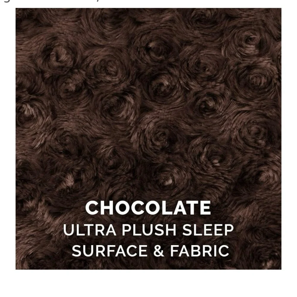 Chocolate Brown Medium Pet Fur Bed